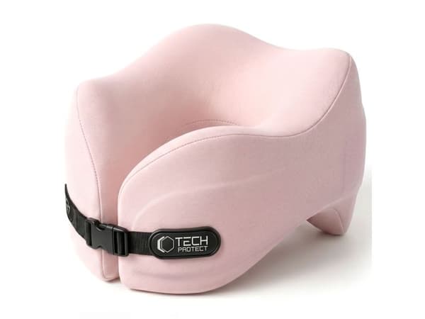 Tech-Protect ComfortRest nackkudde för resa, rosa