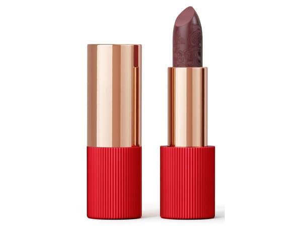 La Perla Plum Red Matte Silk Lipstick