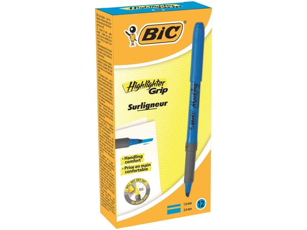 Överstrykningspenna, BIC Marking, blå