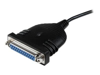 StarTech.com 6 ft / 2m USB to DB25 Parallel Printer Adapter Cable - 2 Meter USB to IEEE-1284 Printer Cable - USB A to DB25 M/F (ICUSB1284D25) - Par...