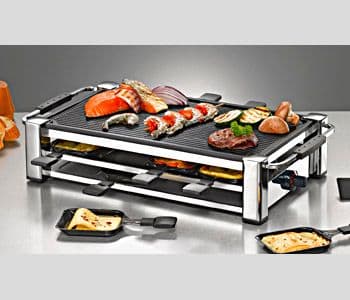 Rommelsbacher RCC 1500 - "plancha" - elektrisk - krom