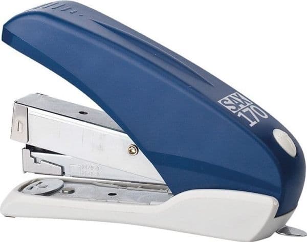 Hektemaskin SAX Sax170, opptil 40 ark, frontlaster, blå