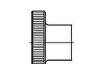 TOOLCRAFT 107572 fingermutter M10 DIN 466 stål 25 st