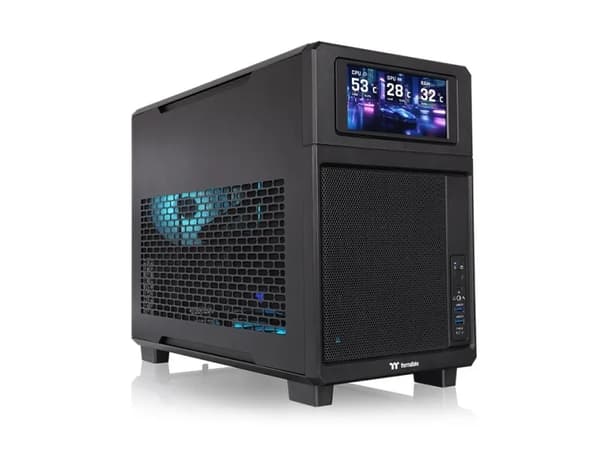 Thermaltake TR200 WS, PC, Sort, Mini-ITX, micro ATX, Stål, SPCC, 17,5 cm, 36,5 cm