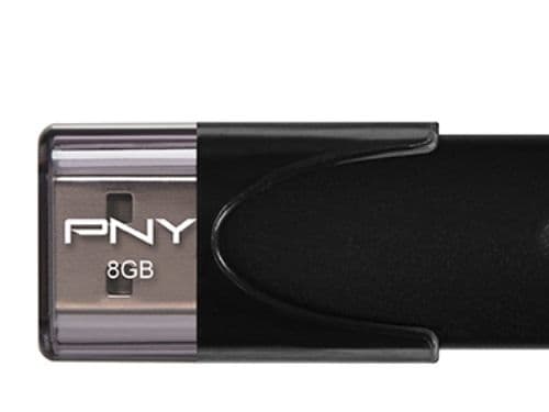 PNY Attaché 4 - USB-flashstasjon - 8 GB - USB 2.0