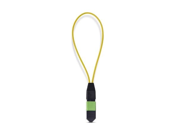 StarTech.com LOOPBACKMTP12OS2SMF, Fiber cable tester, MPO/MTP, Loopback testing, Musta, Vihreä, Keltainen, Akryylinitriilibutadieenistyreeni (ABS),...