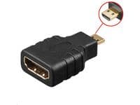 MicroConnect - HDMI-adapter - HDMI hunn til 19 pin micro HDMI Type D hann