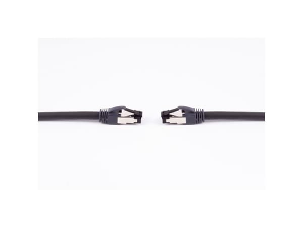 Flexline patchkabel U/FTP Cat.6a armerad högt flexibel grå 1,5 m