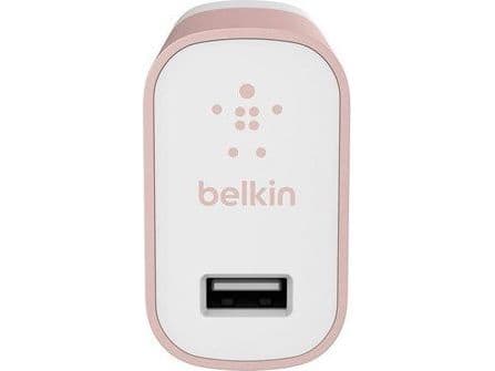Belkin MIXIT Home Charger - Strømadapter - 2.4 A (USB) - rosagull