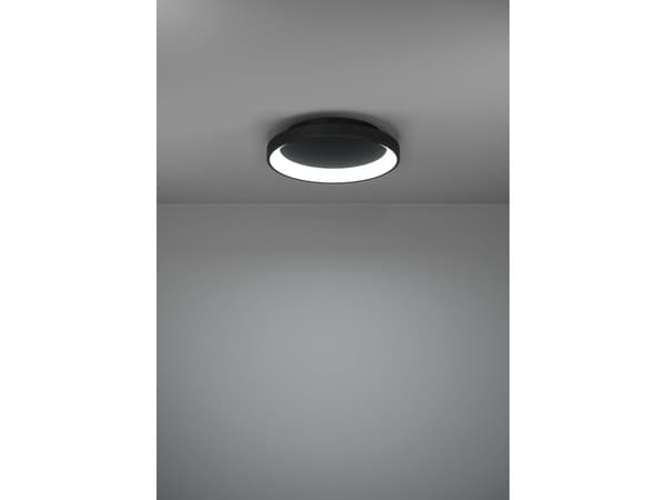 EGLO LORETELLO LOFT Ø350 CCT 1440LM DÆMPB. SORT