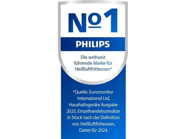 Airfryer dubbelkorg, Philips, 9,0 l, vit