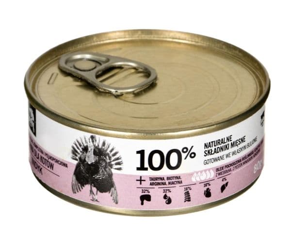 Karma Turkey Complete våtfoder till katt, 080T04TU, 0,18 kg
