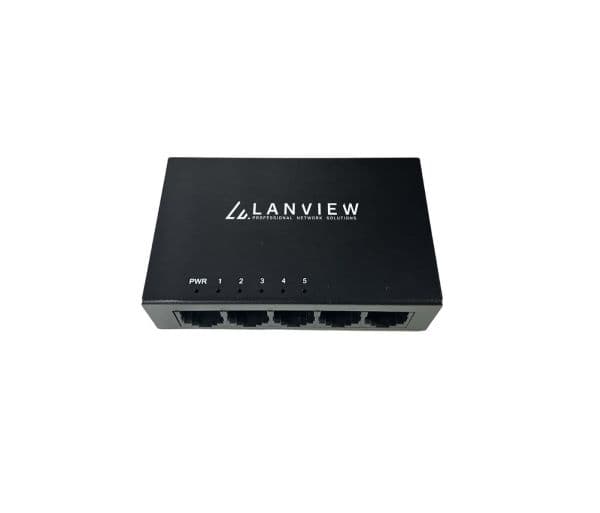 Lanview - Switch - smart - 5 x 10/100/1000 - skrivbordsmodell