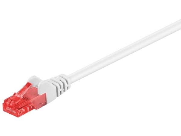 Goobay CAT 6-700 UTP White 7m, 7 m