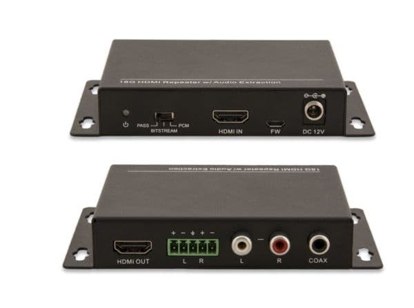 Stoltzen SHAD3 HDMI De Embedder - HDMI in - HDMI + RCA + COAX + BAL.Audio