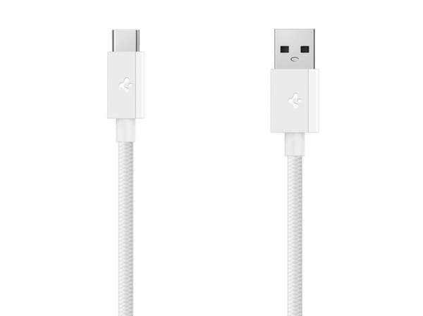 USB-A til USB-C-kabel Spigen EB6015AC, 60W, 3A, 1,5 m, hvit ACA10413