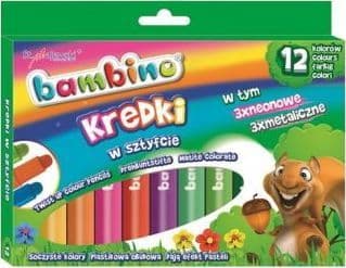 Bambino stiftkritt 12 farger