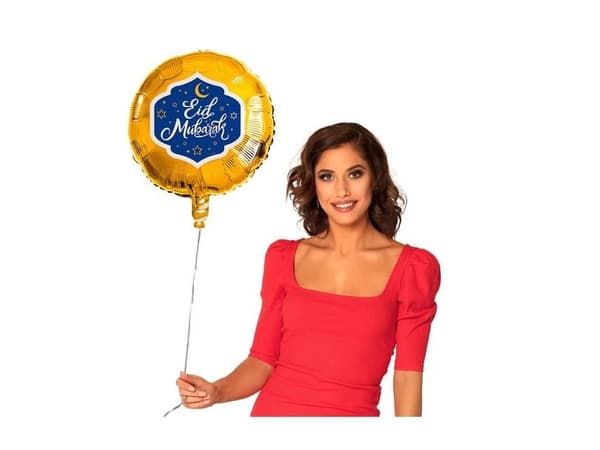 Eid Mubarak folieballon, 45 cm