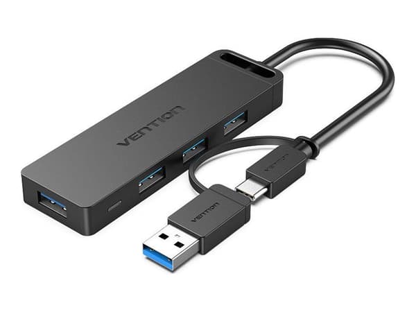 Vention CHTBB - Hub - 4 x SuperSpeed USB 3.0 - stasjonær