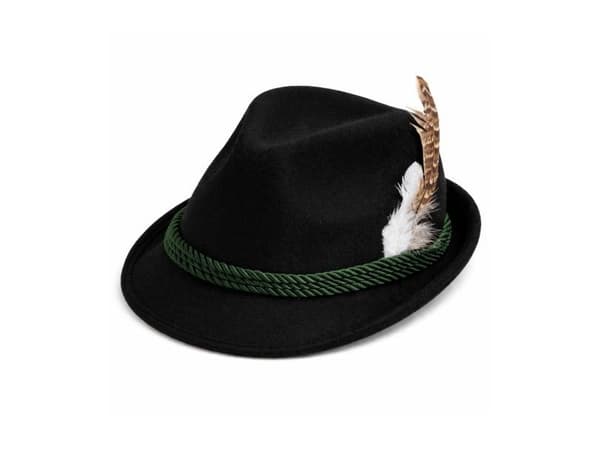 Sort Oktoberfest hat