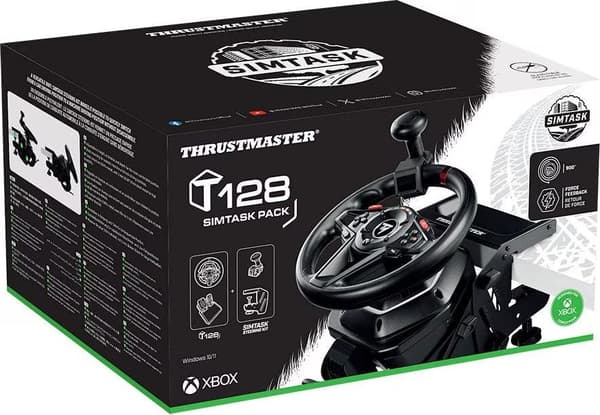 ThrustMaster T128 SimTask Pack - Ratt- och pedalset - PC, Xbox