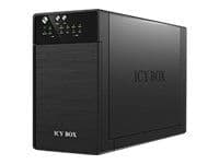 ICY BOX IB-RD3620SU3 - Hårddiskarray - 2 fack (SATA-600) - SATA 3Gb/s, USB 3.0 (extern)