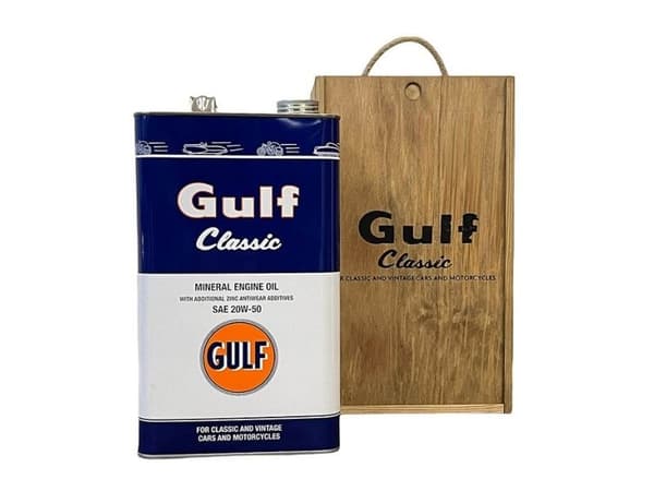 Gulf Classic 20w-50, 5 litraa, puulaatikossa