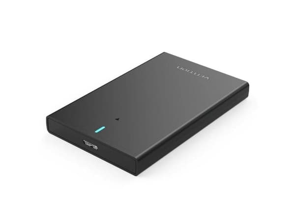 Vention KPAB0 drevkabinet HDD kabinet Sort 2.5"