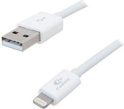 LUXA2 - Lightning-kaapeli - USB-uros - Lightning-uros - 1 m - valkoinen