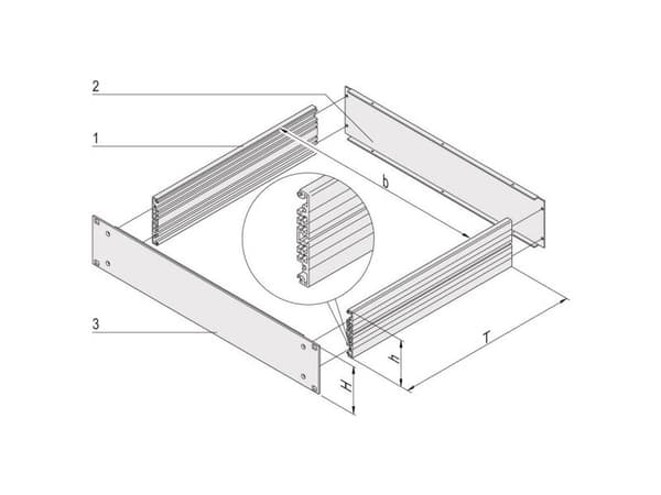 nVent SCHROFF 30860487 Rear panel 1 stk