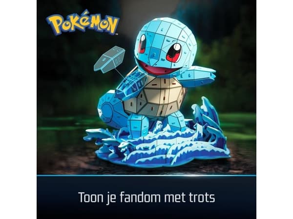4D Puslespill Pokémon 30 cm - Squirtle