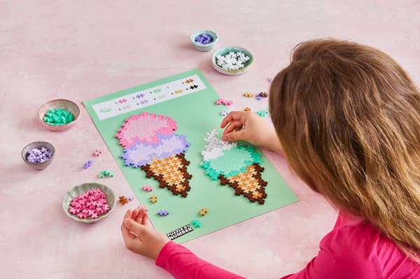 Plus-Plus Puzzle By Number Ice Cream Cones 250pcs