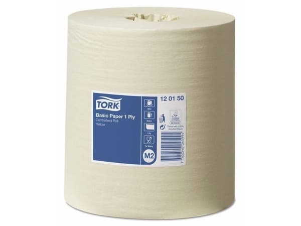 Yleispaperi Tork® M2 Basic Centrefeed, 120150, 1-kertainen, 6 kpl:n pakkaus.