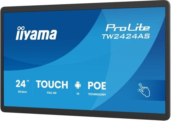 Monitorius IIYAMA 60.5cm (23.8") TW2424AS-B3P 16:9 M-Touch USBC Android