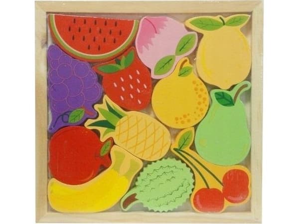 PuzzleOK Tre 3D - frukt