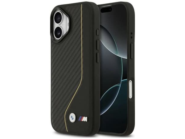 BMW M Carbon Line & Logo MagSafe-deksel til iPhone 17 - gul