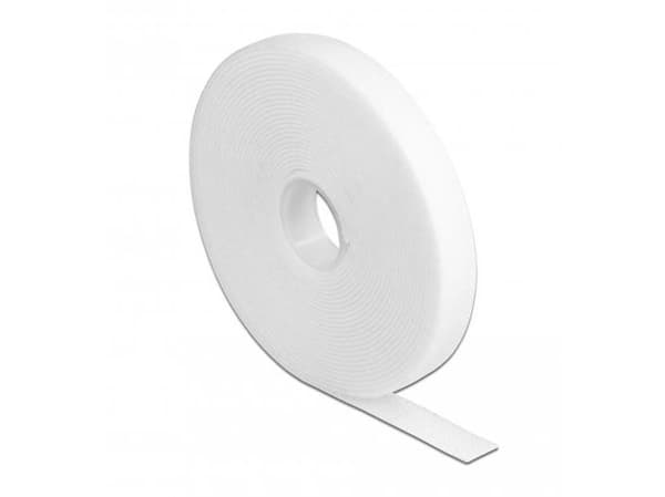 Delock - Kabelbinderrulle - 5 m - vit