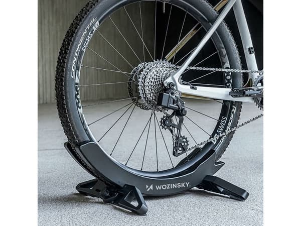Wozinsky WSR-02 bicycle stand, stable, for bicycle wheels - black