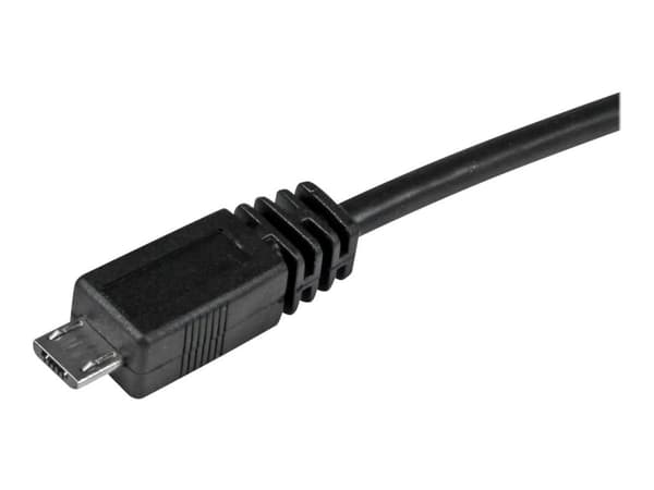 StarTech.com 2 m Micro USB-kabel - A till Micro B - USB-kabel - USB (hane) till mikro-USB typ B (hane) - USB 2.0 - 2 m - svart