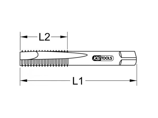KS Tools 3310160 Handgängad borrsats 1 st