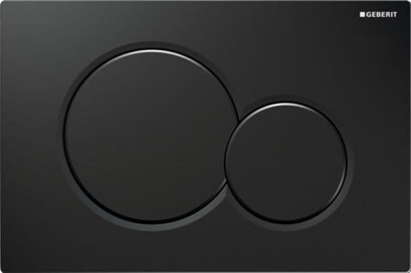 Geberit Sigma 01 betjeningsplade i sort