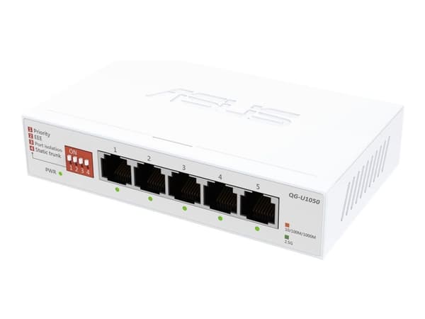 ASUS QG-U1050 - Switch - ohanterad - 5 x 2.5GBase-T - skrivbordsmodell