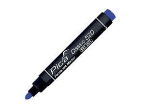 Pica permanentmarker 1-4mm, rund spets, blå