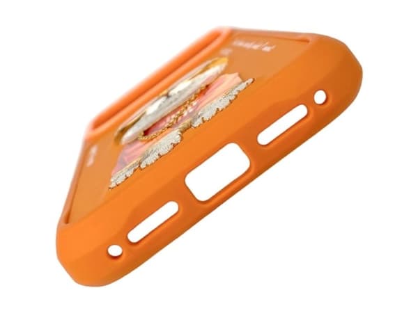 Nimmy Cool Cat-etui for iPhone 17 Pro oransje