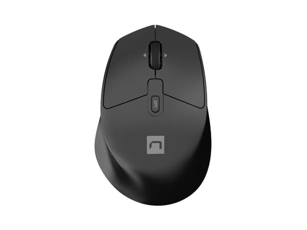 NATEC Kite, Högerhand, Optisk, Trådlös RF + Bluetooth, 4000 DPI, Svart