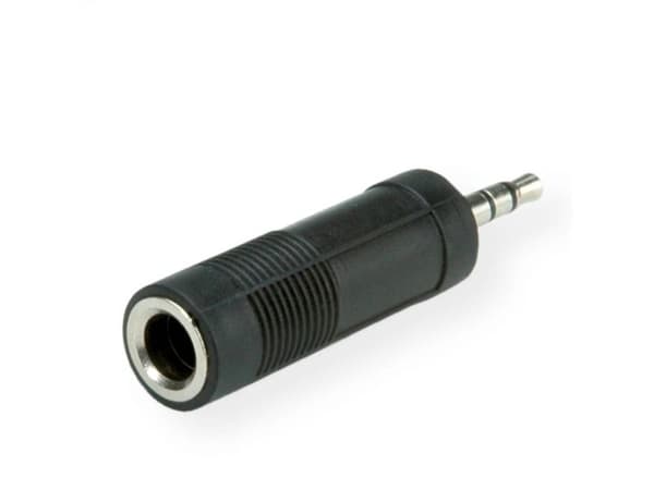 ROLINE 11.09.4443, 3.5mm, 6.35mm, Sort