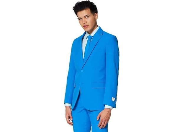 Blåt jakkesæt OppoSuits