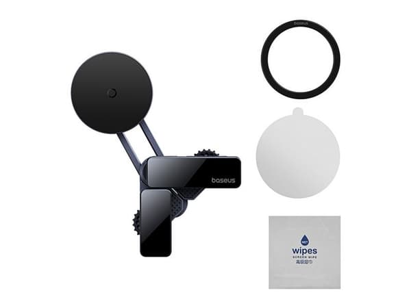 Baseus MaxView magnetiskt bilskärmsfäste - grå