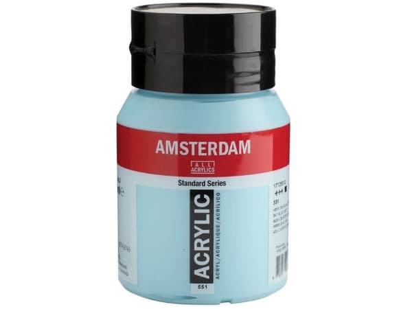 AMSTERDAM AAC 500ML SKY BLUE LT Jar 500 ml