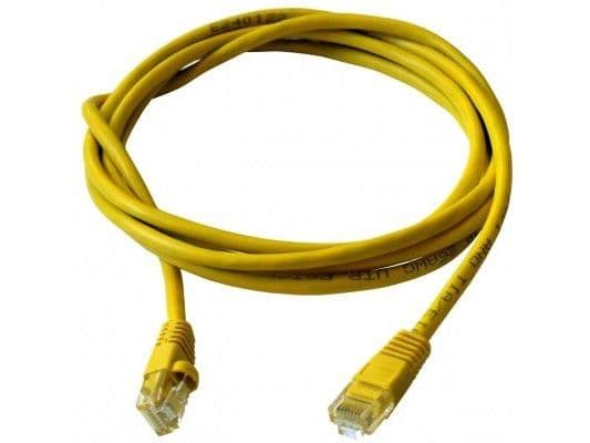 Patchkabel 0,5 m gul UTP 5e